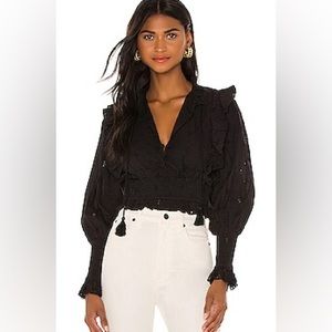 Cleobella Long Sleeve Eyelet Top